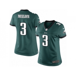 Women's Nike Philadelphia Eagles #3 Matt McGloin Limited Midnight Green Team Color NFL Jersey