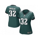 Women's Nike Philadelphia Eagles #32 Rasul Douglas Game Midnight Green Team Color NFL Jersey