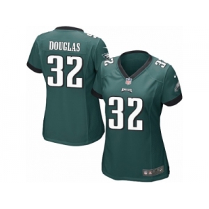 Women's Nike Philadelphia Eagles #32 Rasul Douglas Game Midnight Green Team Color NFL Jersey