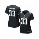 Women's Nike Philadelphia Eagles #33 Ron Brooks Limited Black Alternate NFL Jersey