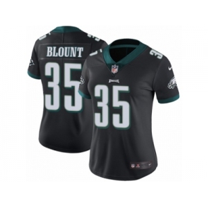 Women's Nike Philadelphia Eagles #35 LeGarrette Blount Black Alternate Vapor Untouchable Limited Player NFL Jersey