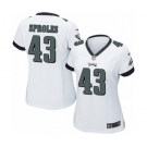 Women's Nike Philadelphia Eagles #43 Darren Sproles Game White NFL Jersey