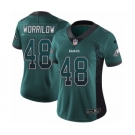 Women's Nike Philadelphia Eagles #48 Paul Worrilow Limited Green Rush Drift Fashion NFL Jersey