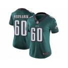 Women's Nike Philadelphia Eagles #60 Chuck Bednarik Vapor Untouchable Limited Midnight Green Team Color NFL Jersey