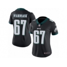 Women's Nike Philadelphia Eagles #67 Chance Warmack Limited Green Rush NFL Jersey