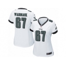 Women's Nike Philadelphia Eagles #67 Chance Warmack Limited White NFL Jersey