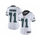 Women's Nike Philadelphia Eagles #71 Jason Peters Vapor Untouchable Limited White NFL Jersey