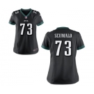 Women's Nike Philadelphia Eagles #73 Isaac Seumalo Black Alternate NFL Jersey