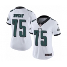 Women's Nike Philadelphia Eagles #75 Josh Sweat White Vapor Untouchable Limited Player NFL Jersey