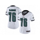 Women's Nike Philadelphia Eagles #76 Allen Barbre Vapor Untouchable Limited White NFL Jersey