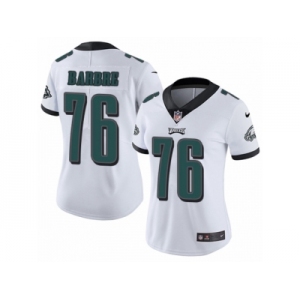 Women's Nike Philadelphia Eagles #76 Allen Barbre Vapor Untouchable Limited White NFL Jersey