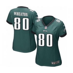 Women's Nike Philadelphia Eagles #80 Markus Wheaton Game Midnight Green Team Color NFL Jersey