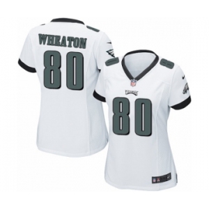 Women's Nike Philadelphia Eagles #80 Markus Wheaton Game White NFL Jersey