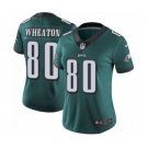 Women's Nike Philadelphia Eagles #80 Markus Wheaton Midnight Green Team Color Vapor Untouchable Limited Player NFL Jersey