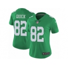 Women's Nike Philadelphia Eagles #82 Mike Quick Limited Green Rush NFL Jersey