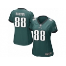 Women's Nike Philadelphia Eagles #88 Trey Burton Game Midnight Green Team Color NFL Jersey