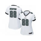 Women's Nike Philadelphia Eagles #88 Trey Burton Game White NFL Jersey