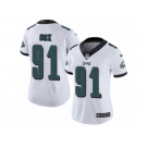 Women's Nike Philadelphia Eagles #91 Fletcher Cox Vapor Untouchable Limited White NFL Jerse