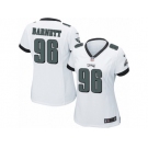 Women's Nike Philadelphia Eagles #96 Derek Barnett Limited White NFL Jersey