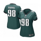 Women's Nike Philadelphia Eagles #98 Connor Barwin Game Midnight Green Team Color NFL Jersey