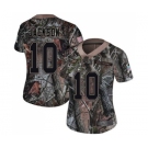 Women's Philadelphia Eagles #10 DeSean Jackson Camo Rush Realtree Limited Football Jersey