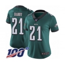 Women's Philadelphia Eagles #21 Ronald Darby Midnight Green Team Color Vapor Untouchable Limited Player 100th Season Football Jersey