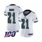 Women's Philadelphia Eagles #21 Ronald Darby White Vapor Untouchable Limited Player 100th Season Football Jersey