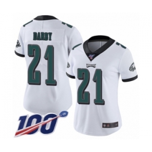 Women's Philadelphia Eagles #21 Ronald Darby White Vapor Untouchable Limited Player 100th Season Football Jersey