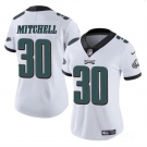 Women's Philadelphia Eagles #30 Quinyon Mitchell White 2024 Draft Vapor Untouchable Limited Football Stitched Jersey