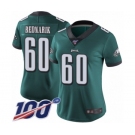 Women's Philadelphia Eagles #60 Chuck Bednarik Midnight Green Team Color Vapor Untouchable Limited Player 100th Season Football Jersey