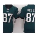 nike women nfl jerseys Philadelphia Eagles #87 Brent Celek Green [nike]