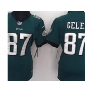 nike women nfl jerseys Philadelphia Eagles #87 Brent Celek Green [nike]