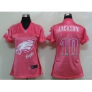 nike women nfl jerseys philadelphia eagles #10 jackson pink[2012 fem fan]