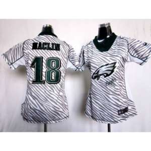 nike women nfl jerseys philadelphia eagles #18 jeremy maclin[fem fan zebra]