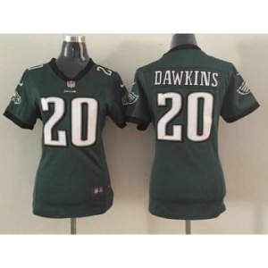 nike women nfl jerseys philadelphia eagles #20 brian dawkins green[nike]