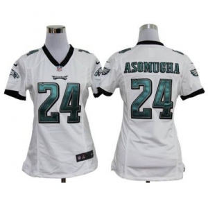 nike women nfl jerseys philadelphia eagles #24 asomugha white[nike]