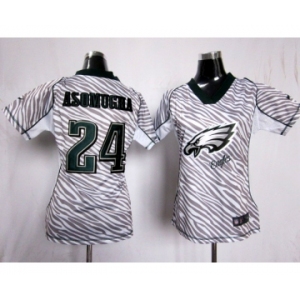 nike women nfl jerseys philadelphia eagles #24 asomugha[fem fan zebra]