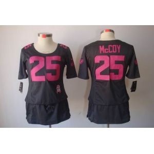 nike women nfl jerseys philadelphia eagles #25 mccoy dk.grey[breast cancer awareness]