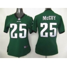 nike women nfl jerseys philadelphia eagles #25 mccoy green[nike]