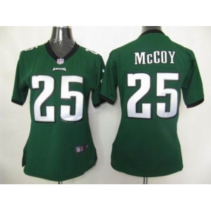 nike women nfl jerseys philadelphia eagles #25 mccoy green[nike]