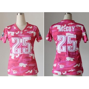 nike women nfl jerseys philadelphia eagles #25 mccoy pink[fashion camo]