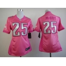 nike women nfl jerseys philadelphia eagles #25 mccoy pink[nike love's]