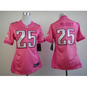 nike women nfl jerseys philadelphia eagles #25 mccoy pink[nike love's]