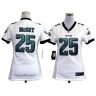 nike women nfl jerseys philadelphia eagles #25 mccoy white[nike]