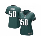 nike women nfl jerseys philadelphia eagles #58 jordan hicks green[nike][hicks]