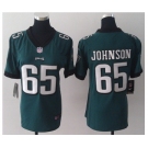 nike women nfl jerseys philadelphia eagles #65 johnson green[nike]