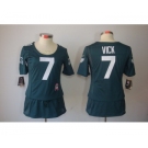 nike women nfl jerseys philadelphia eagles #7 vick green[breast cancer awareness]