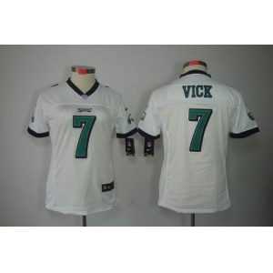 nike women nfl jerseys philadelphia eagles #7 vick white[nike]