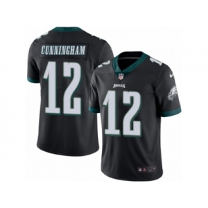 Youth Nike Philadelphia Eagles #12 Randall Cunningham Limited Black Rush NFL Jersey