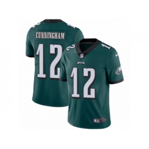 Youth Nike Philadelphia Eagles #12 Randall Cunningham Vapor Untouchable Limited Midnight Green Team Color NFL Jersey